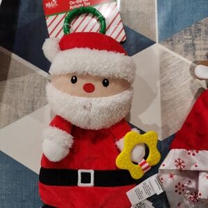 Santa Plush Toy with Teether